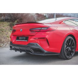 Накладка сплиттер на задний бампер Вар2 на BMW 8 G15 M850i